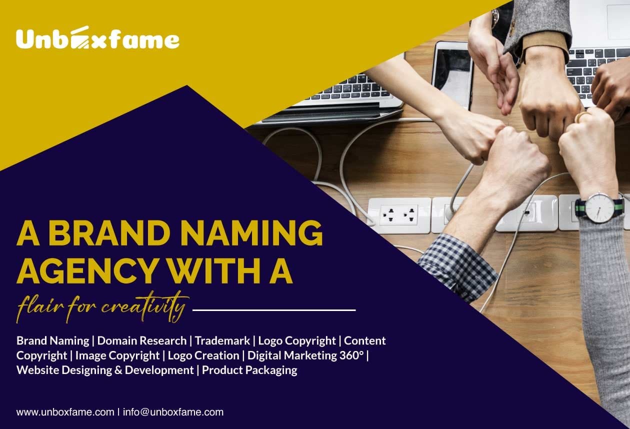 Unboxfame | Best Brand Naming Agency in India | Company Names