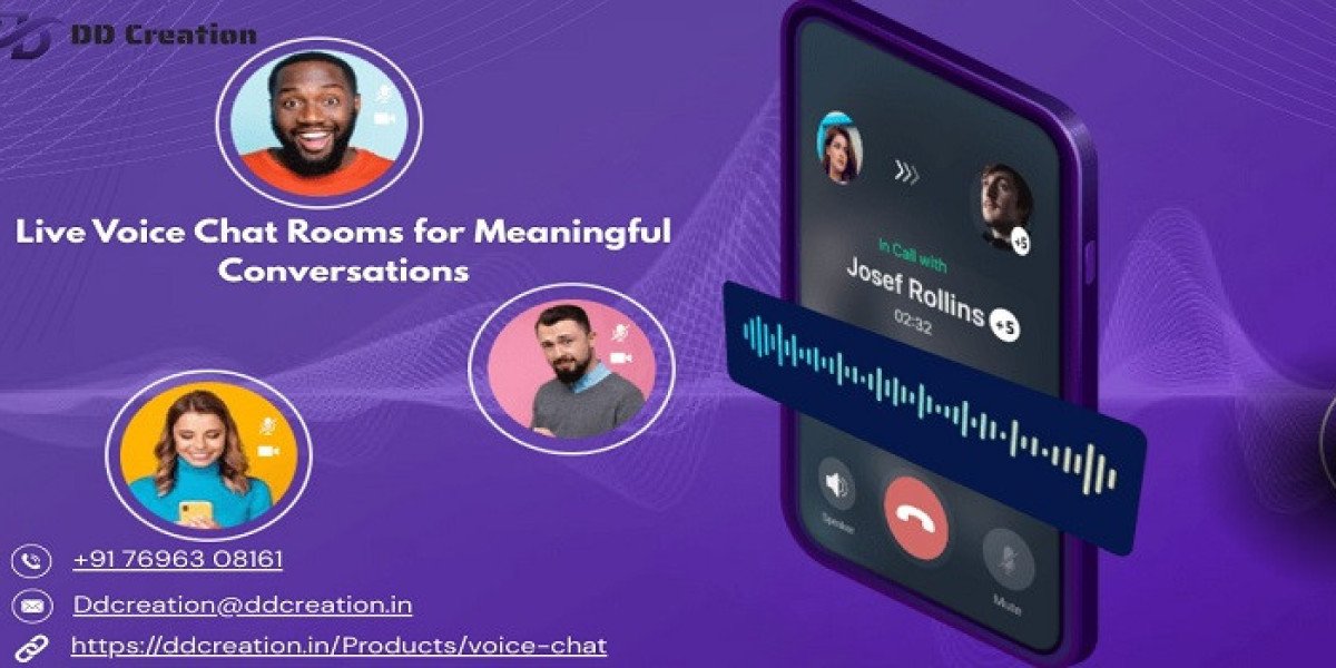 Voice Chat Room App Development Solutions by DD Creation