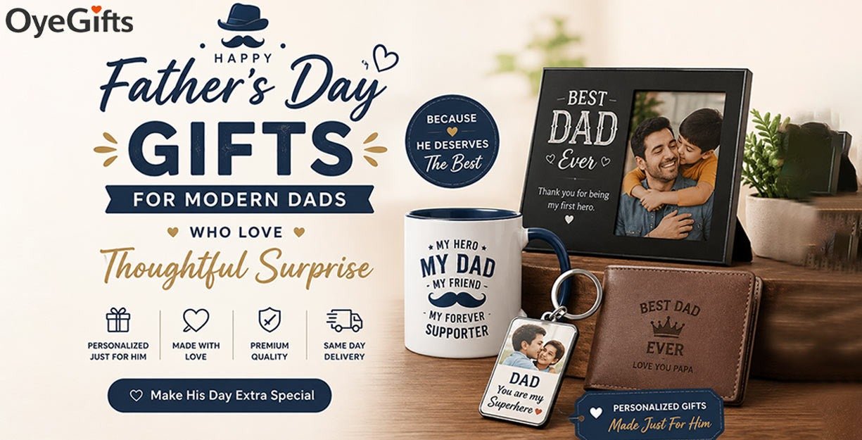 Personalized Father’s Day Gifts for Modern Dads Who Love Thoughtful Su – OyeGifts