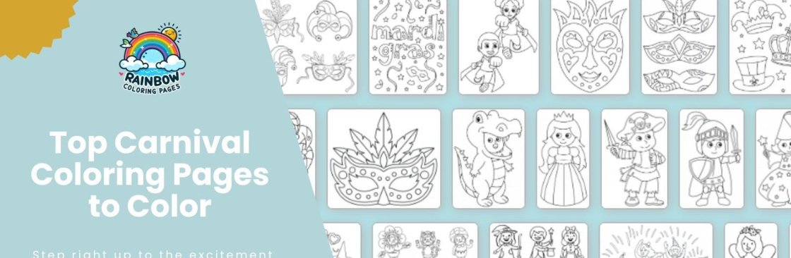 Rainbow Coloring Pages Cover Image