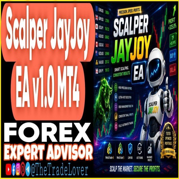 Scalper JayJoy EA v1.0 MT4 (Works on Build 1471) | Forex Robot | MT4 Expert Advisor - The Trade Lovers