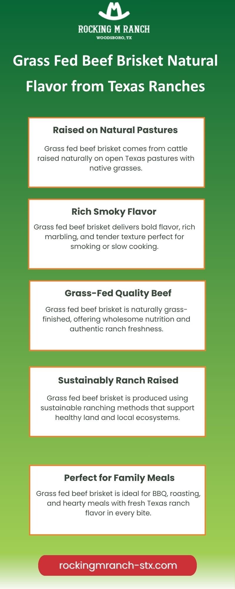 Grass Fed Beef Brisket Natural Flavor from Texas Ranches - Gifyu